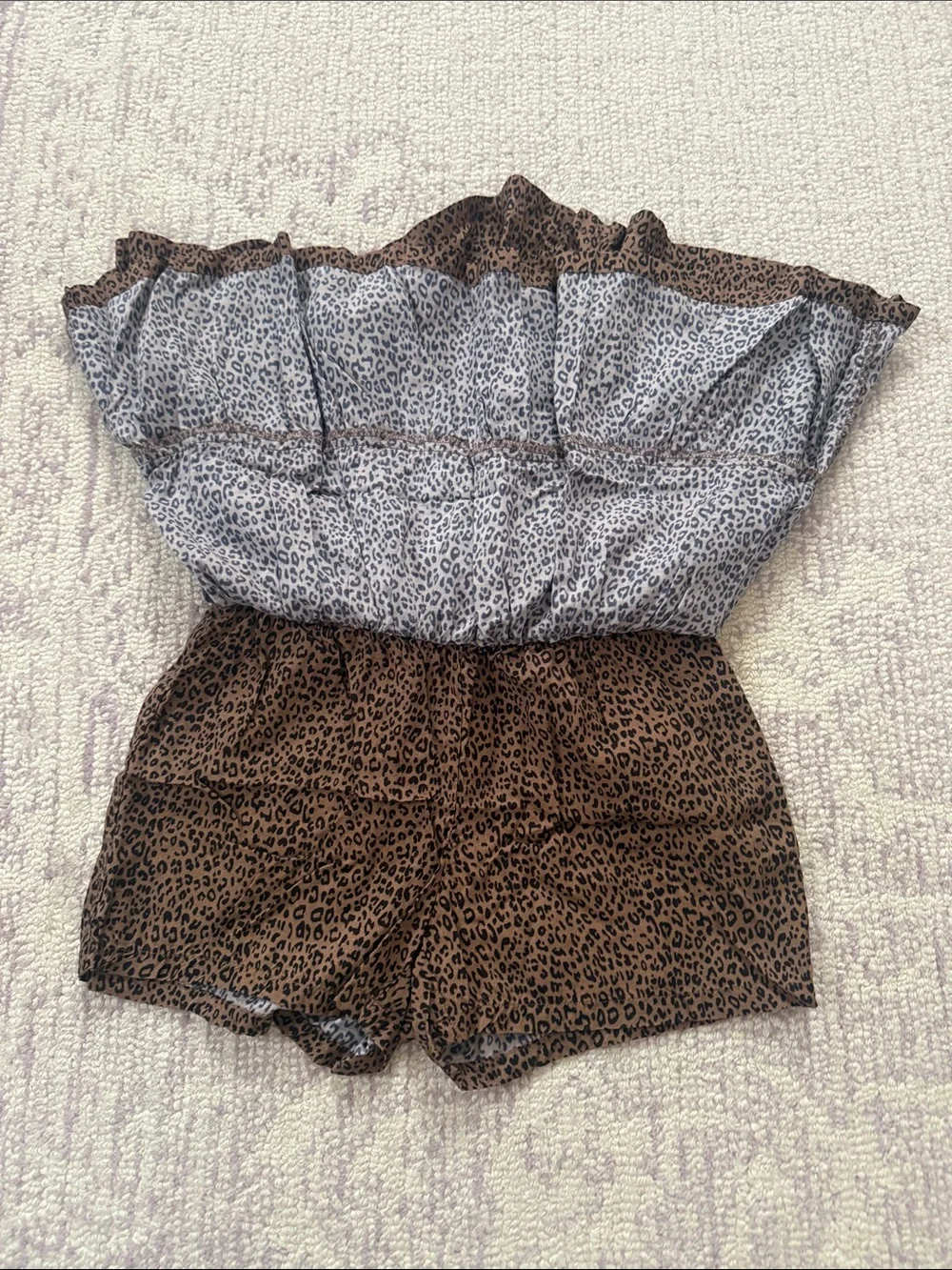 GAP Kids Brown Leopard Print Skort